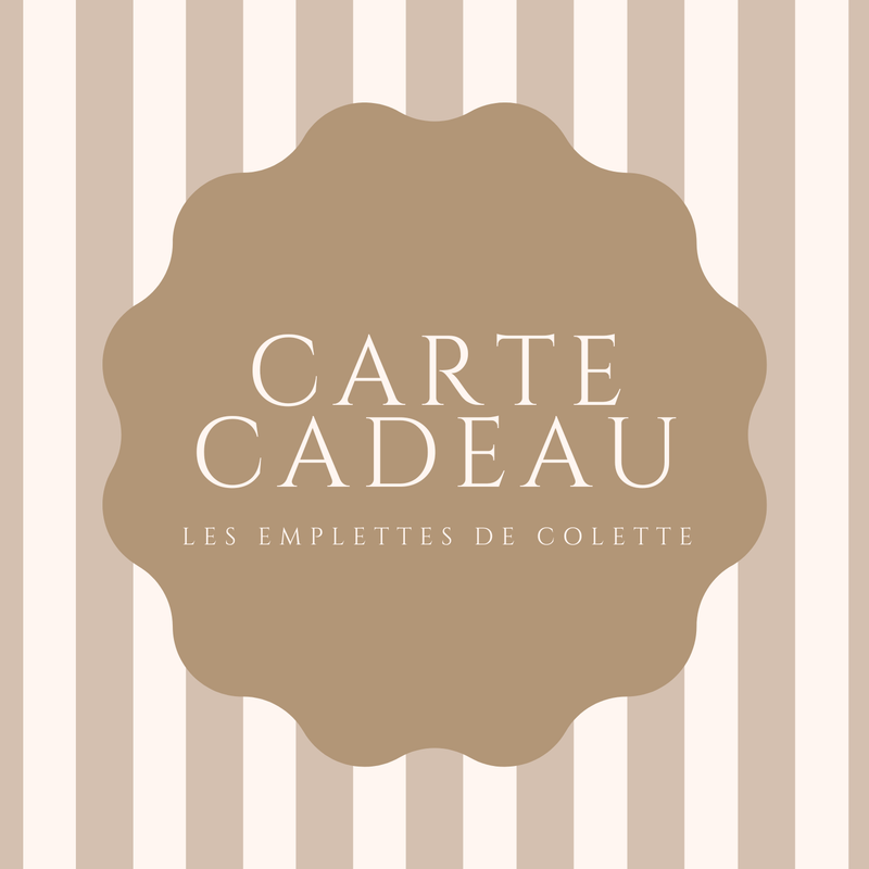 Carte cadeau - Les Emplettes de Colette