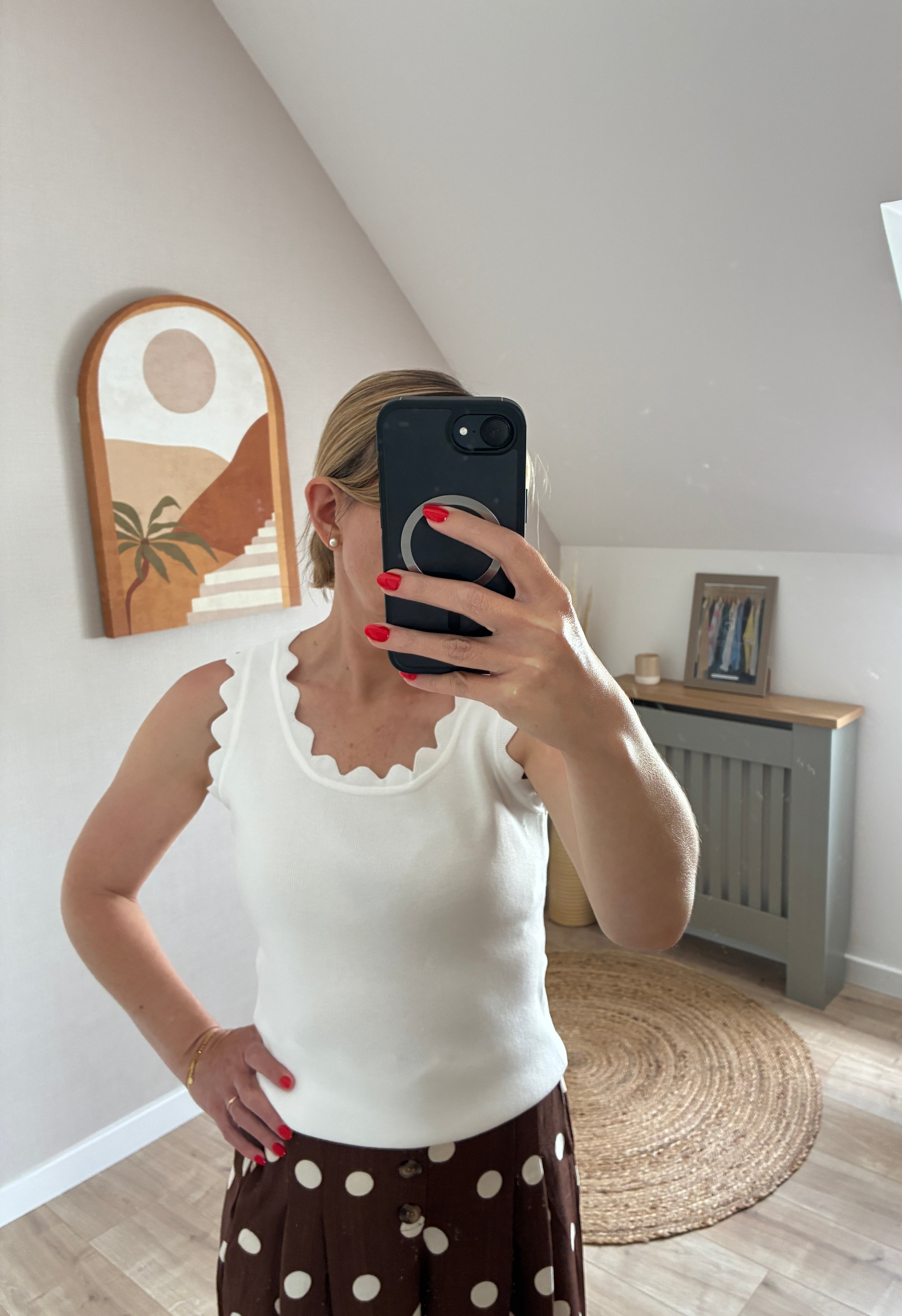 Top blanc Sibylle
