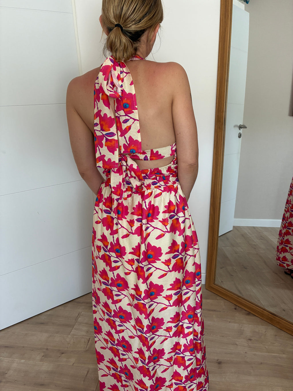 Robe fuchsia Honorine