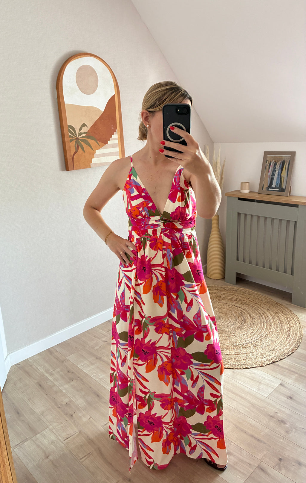 Robe fuchsia Perrine