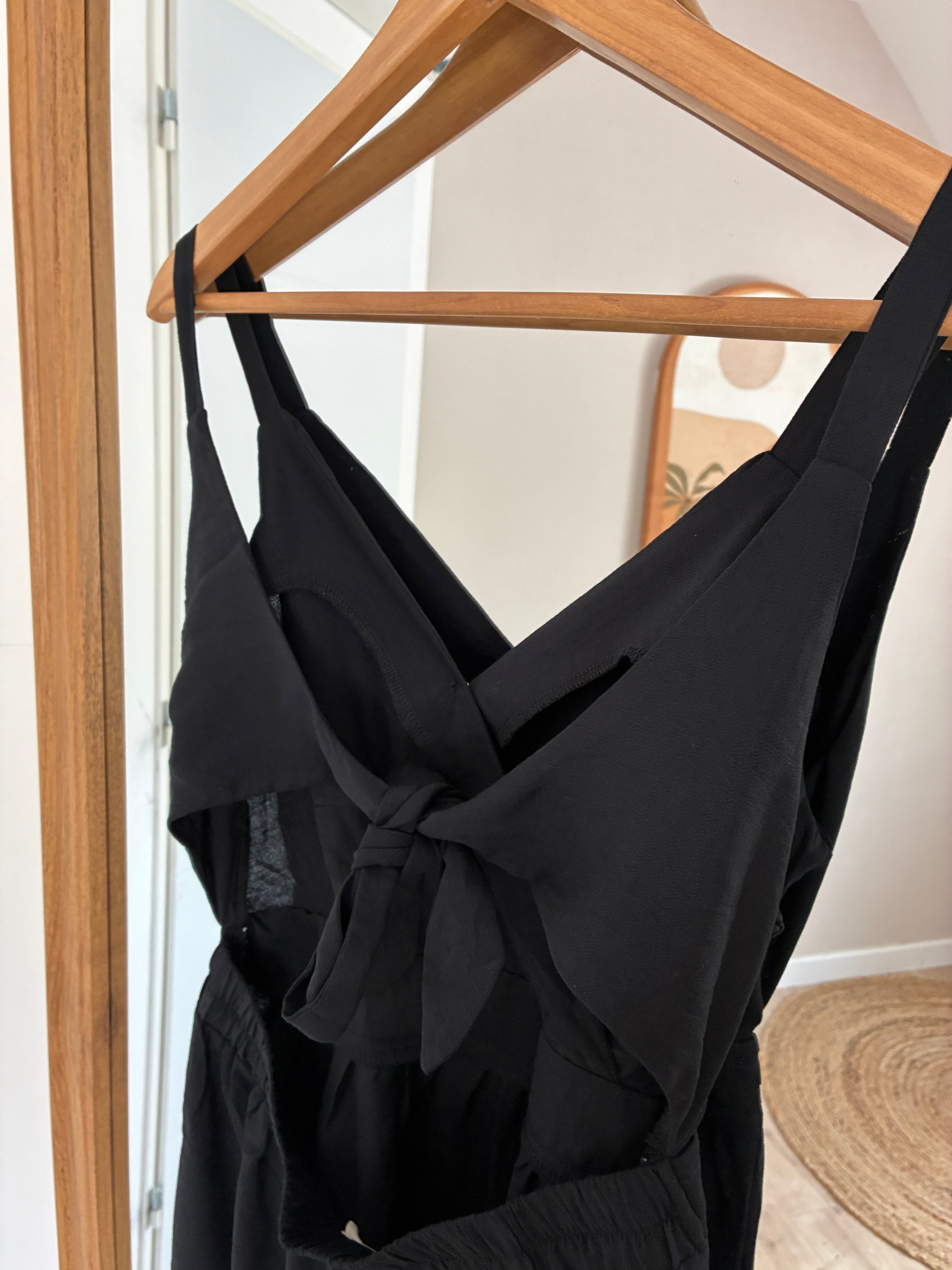 Robe longue noire Mélodie