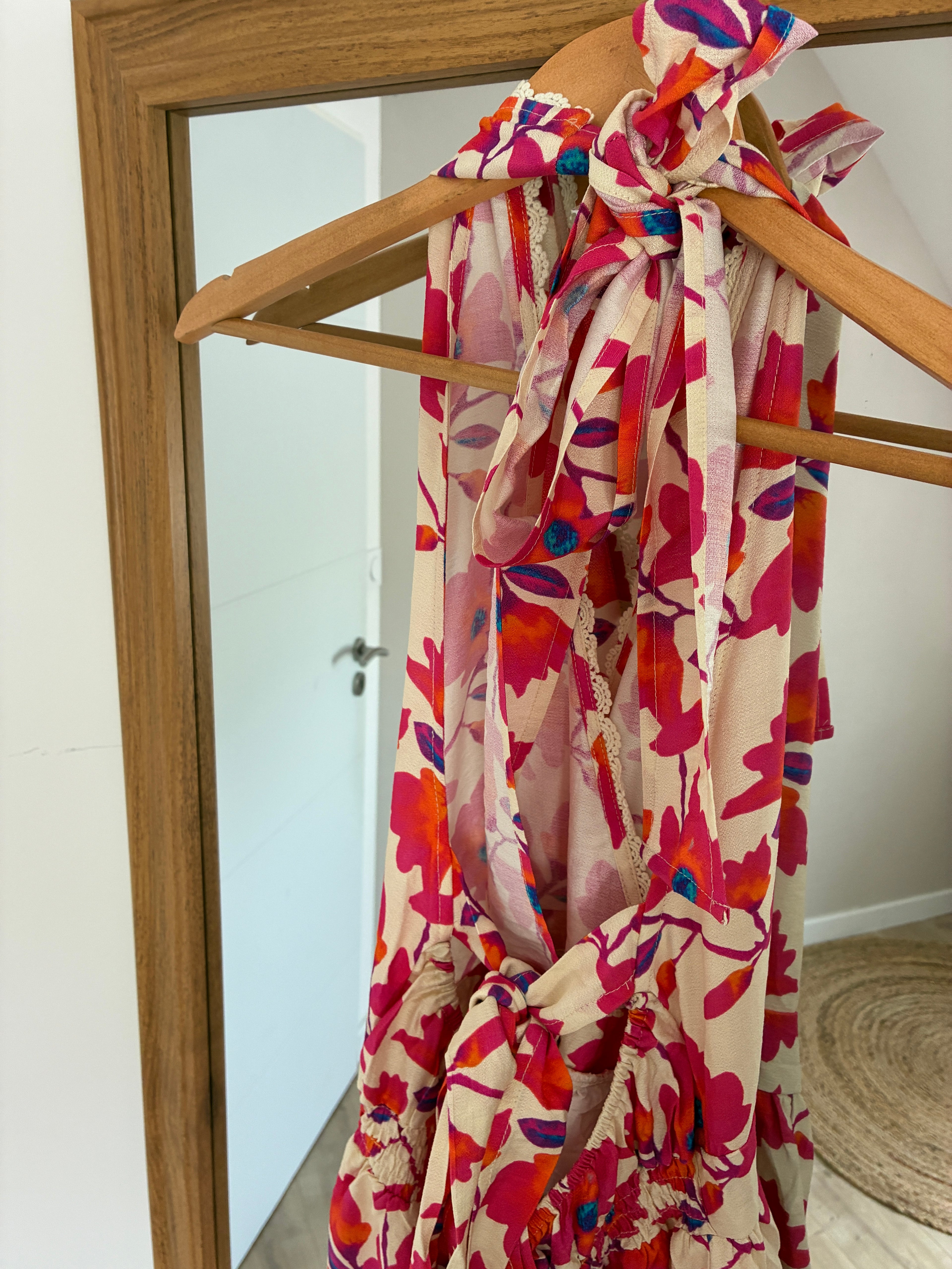 Robe fuchsia Honorine
