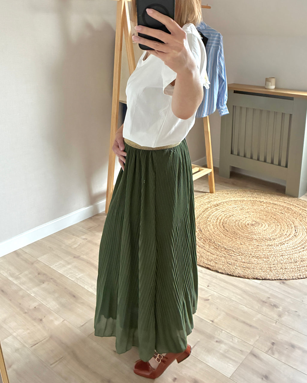 Jupe-longue-kaki